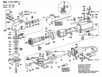 Bosch 0 601 321 903  Angle Grinder 220 V / Eu Spare Parts